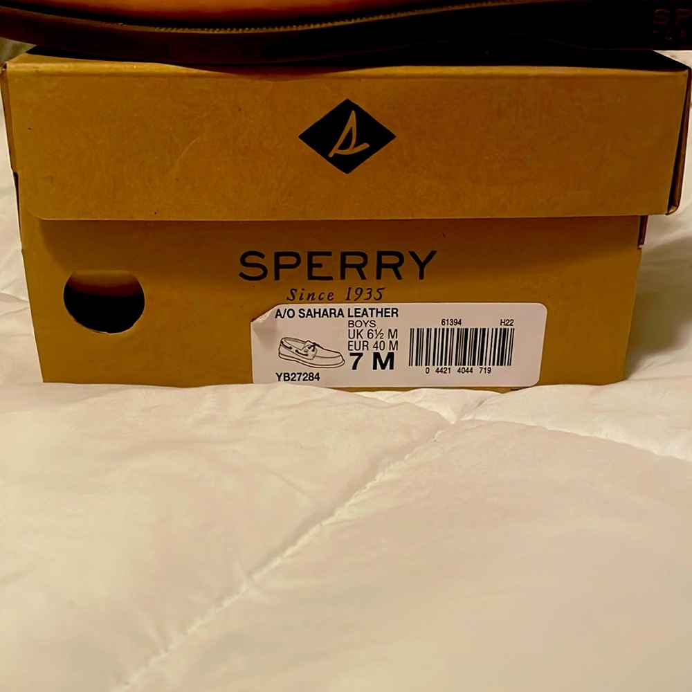 Selling Sperry’s Shoes new never used dont fit my kid anymore.